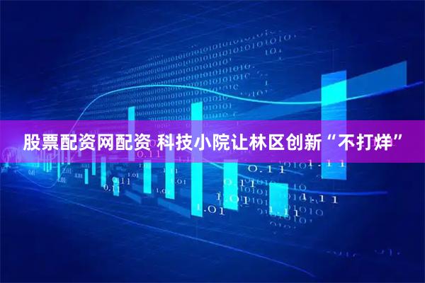 股票配资网配资 科技小院让林区创新“不打烊”